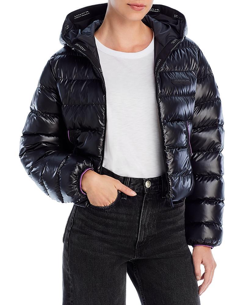 Moncler Nere Hooded Puffer Jacket Product Image