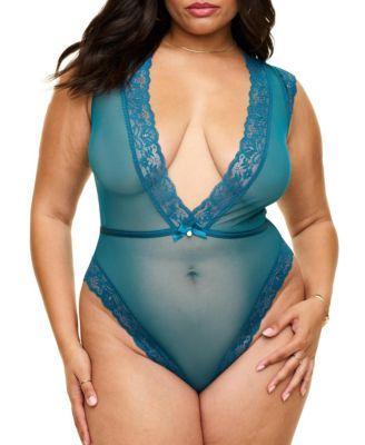 Plus Size Amanda Unlined Bodysuit Lingerie Product Image