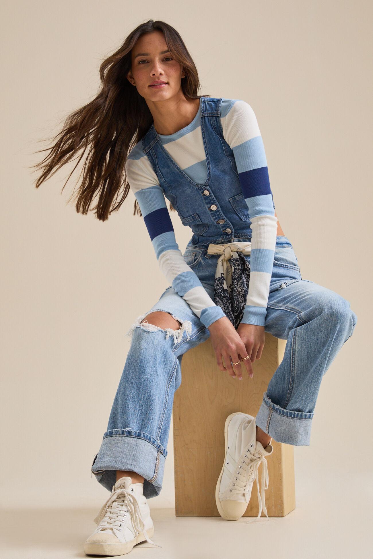 Harlee Denim Vest Product Image