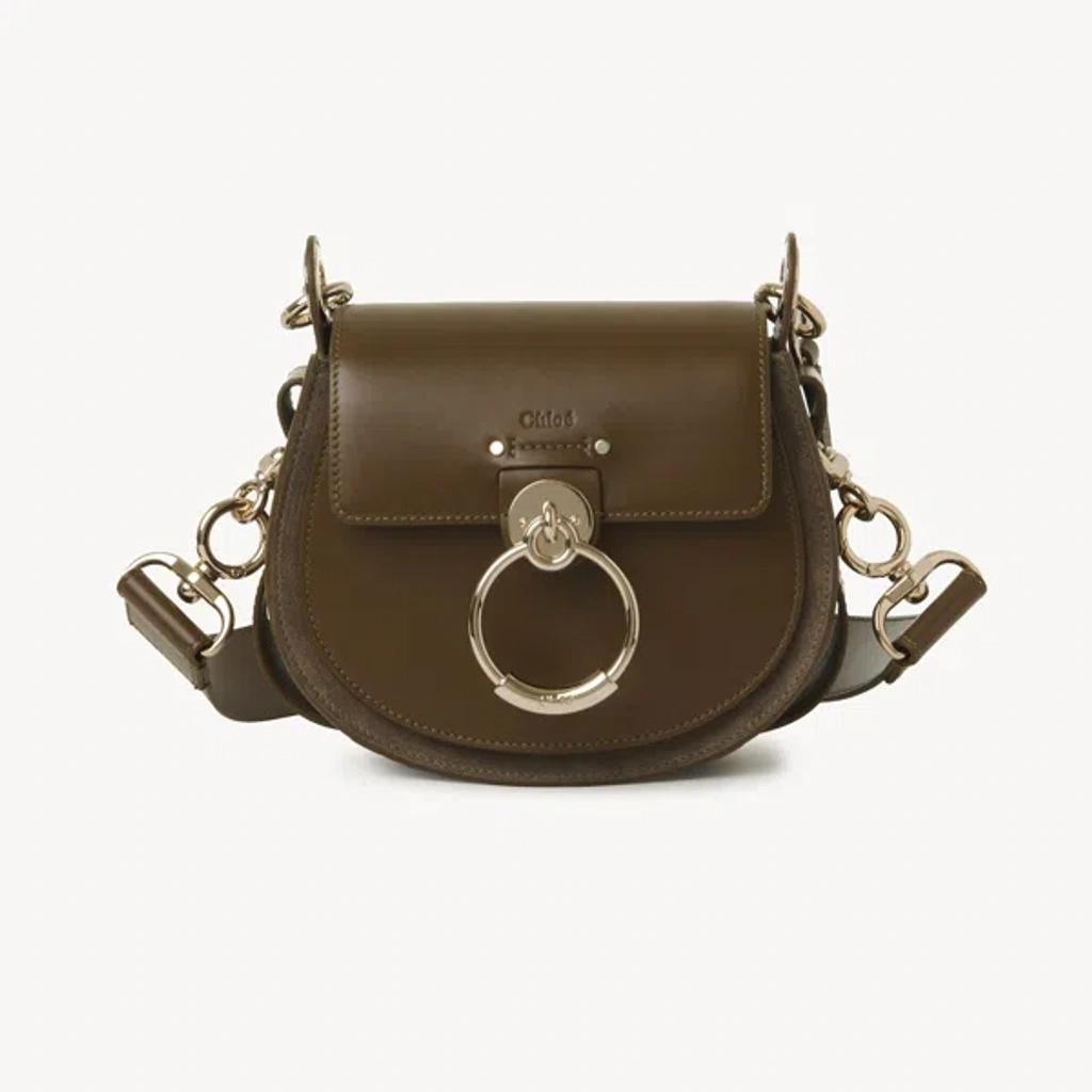 Khaki Small Tess Bag In Multicolor Product Image