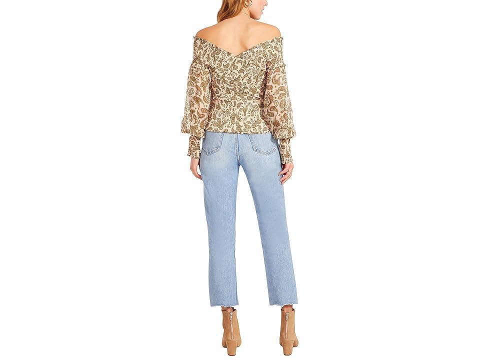 Steve Madden All Caught Up Top (Alabaster) Women's Clothing Product Image