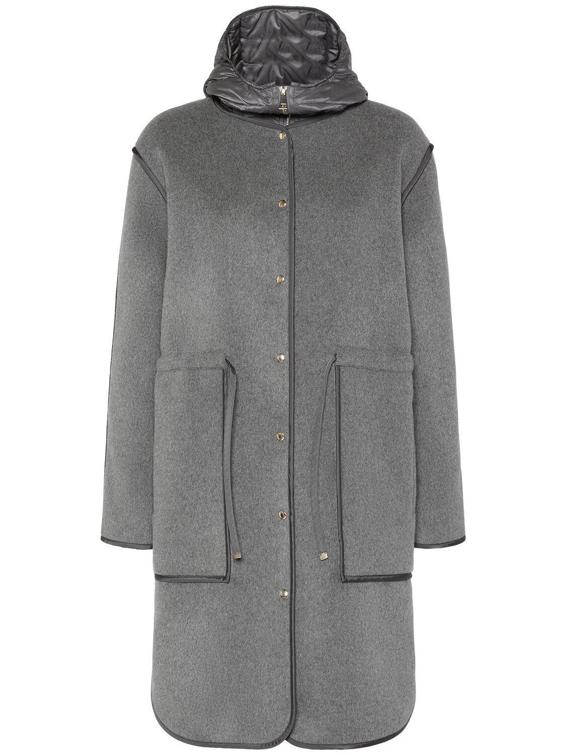 MONCLER Bonrepos Coat In Grey Product Image