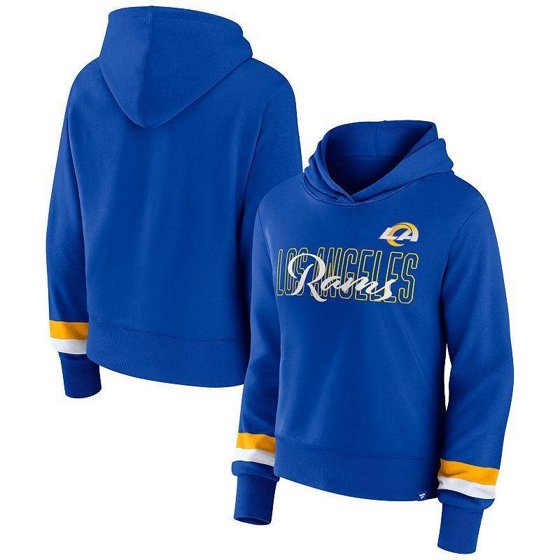 Womens Fanatics Branded Royal Los Angeles Rams Over Under Pullover Hoodie Product Image