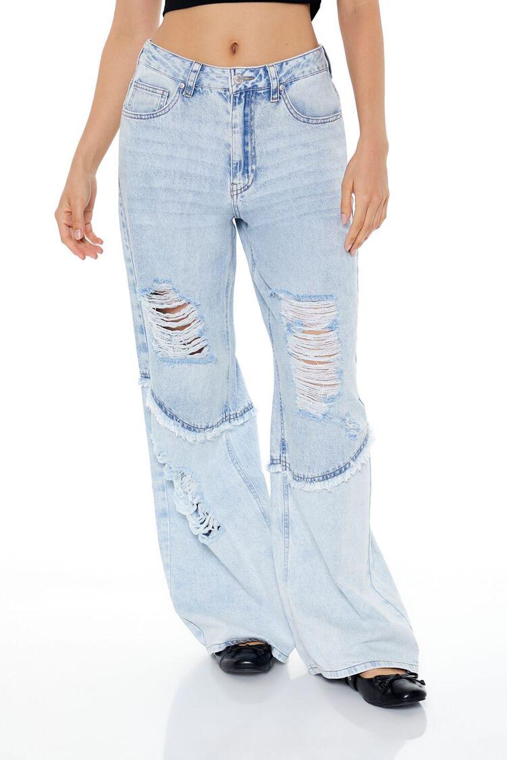 Reworked High-Rise Baggy Jeans | Forever 21 Product Image