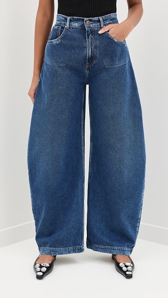 A.W.A.K.E. MODE Recycled Rounded Jeans | Shopbop product image