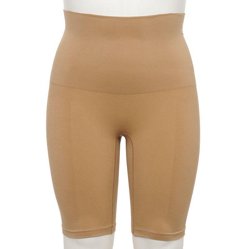 Plus Size Lunaire Firm Control Shapewear High-Waist Thigh Slimmer 3254HL, Womens Product Image