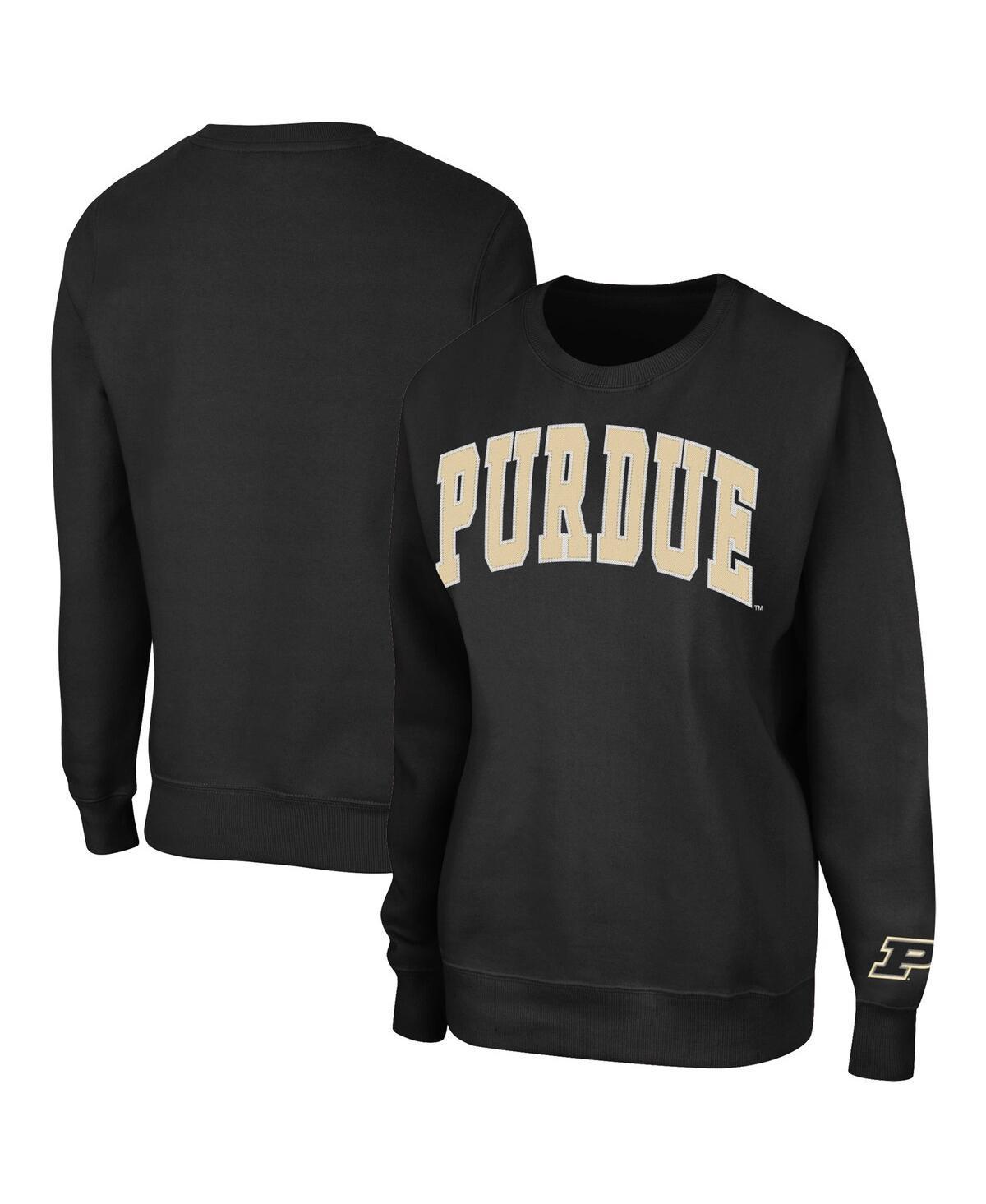 Womens Colosseum Purdue Boilermakers Campanile Pullover Sweatshirt Product Image