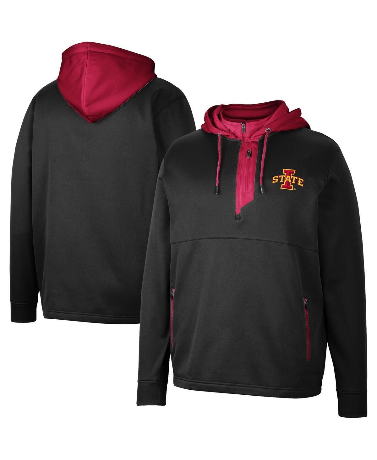 Mens Colosseum Iowa State Cyclones Luge 3.0 Quarter-Zip Hoodie Product Image