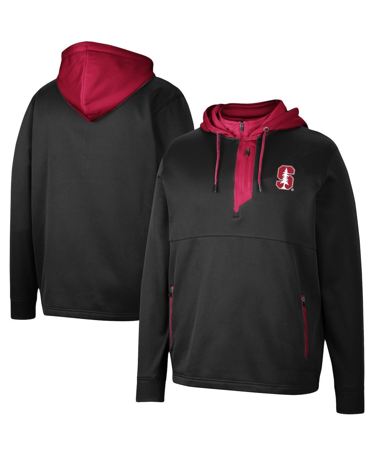 Mens Colosseum Rutgers Scarlet Knights Luge 3.0 Quarter-Zip Hoodie Product Image