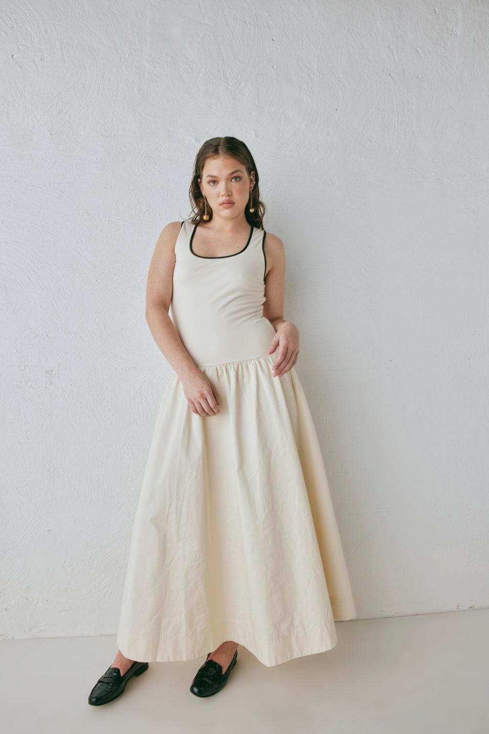 Milena Maxi Dress Cream Product Image