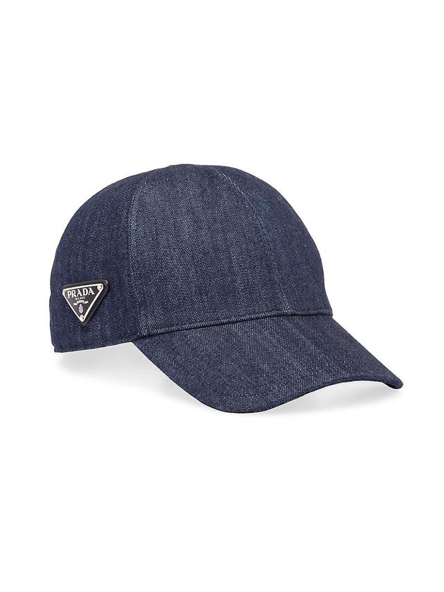 Womens Denim Baseball Cap Product Image