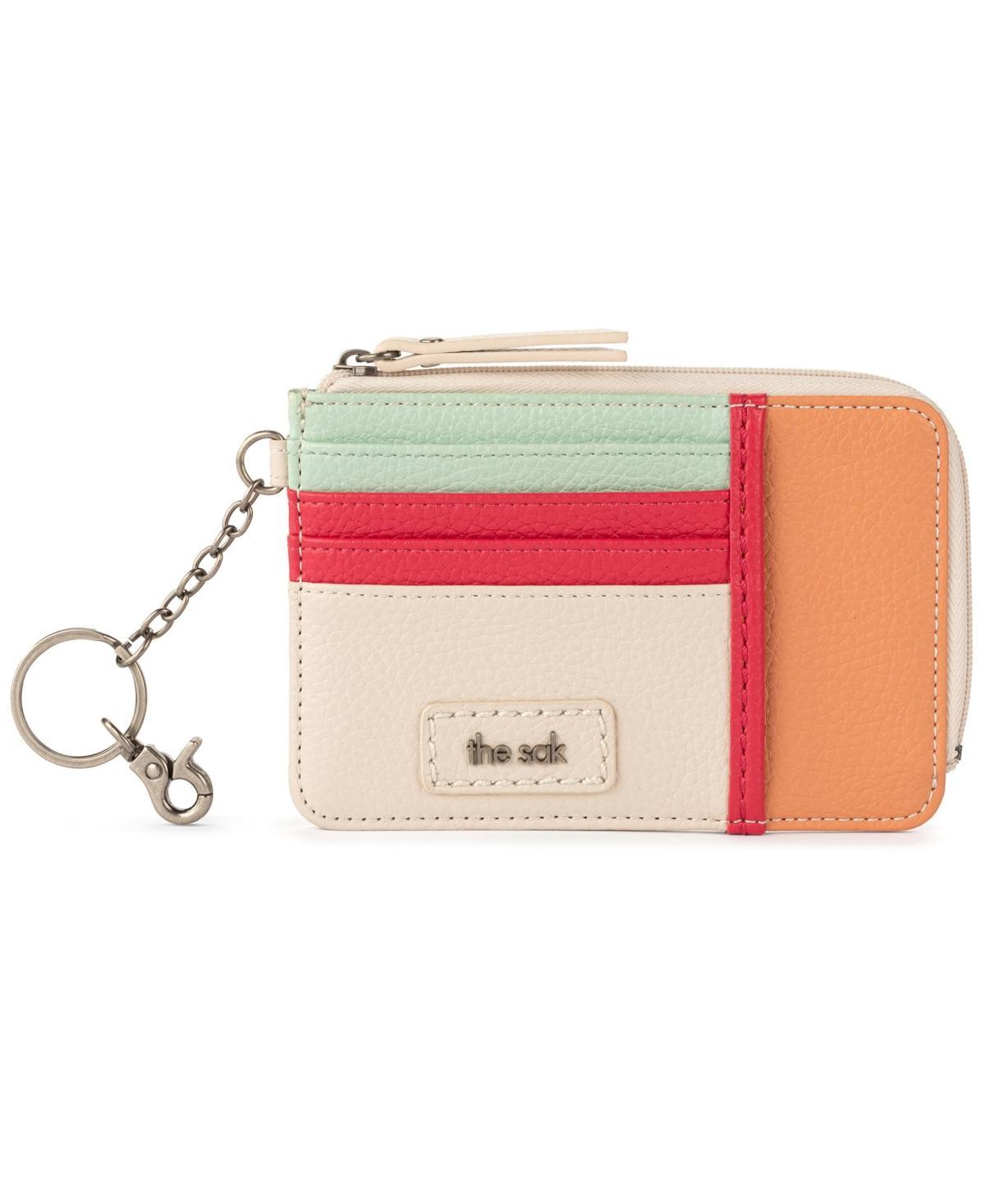 The Sak Womens Iris Leather Card Wallet - Vibrant Block Product Image