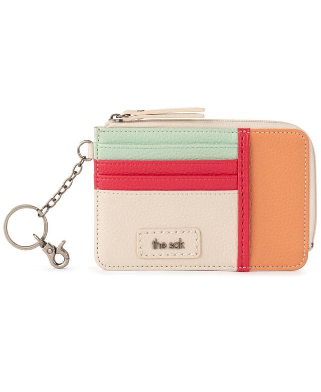 The Sak Womens Iris Leather Card Wallet - Vibrant Block Product Image