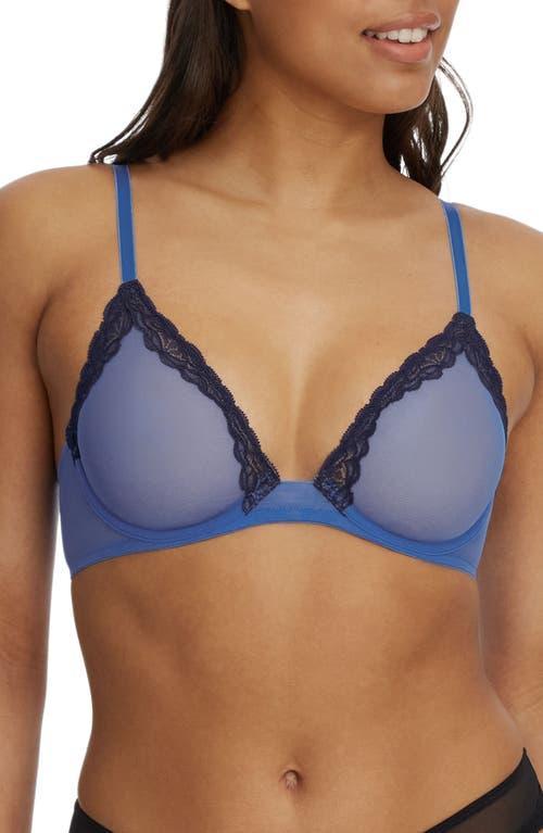 Skarlett Blue Passion Underwire Plunge Unlined Mesh Bra Product Image