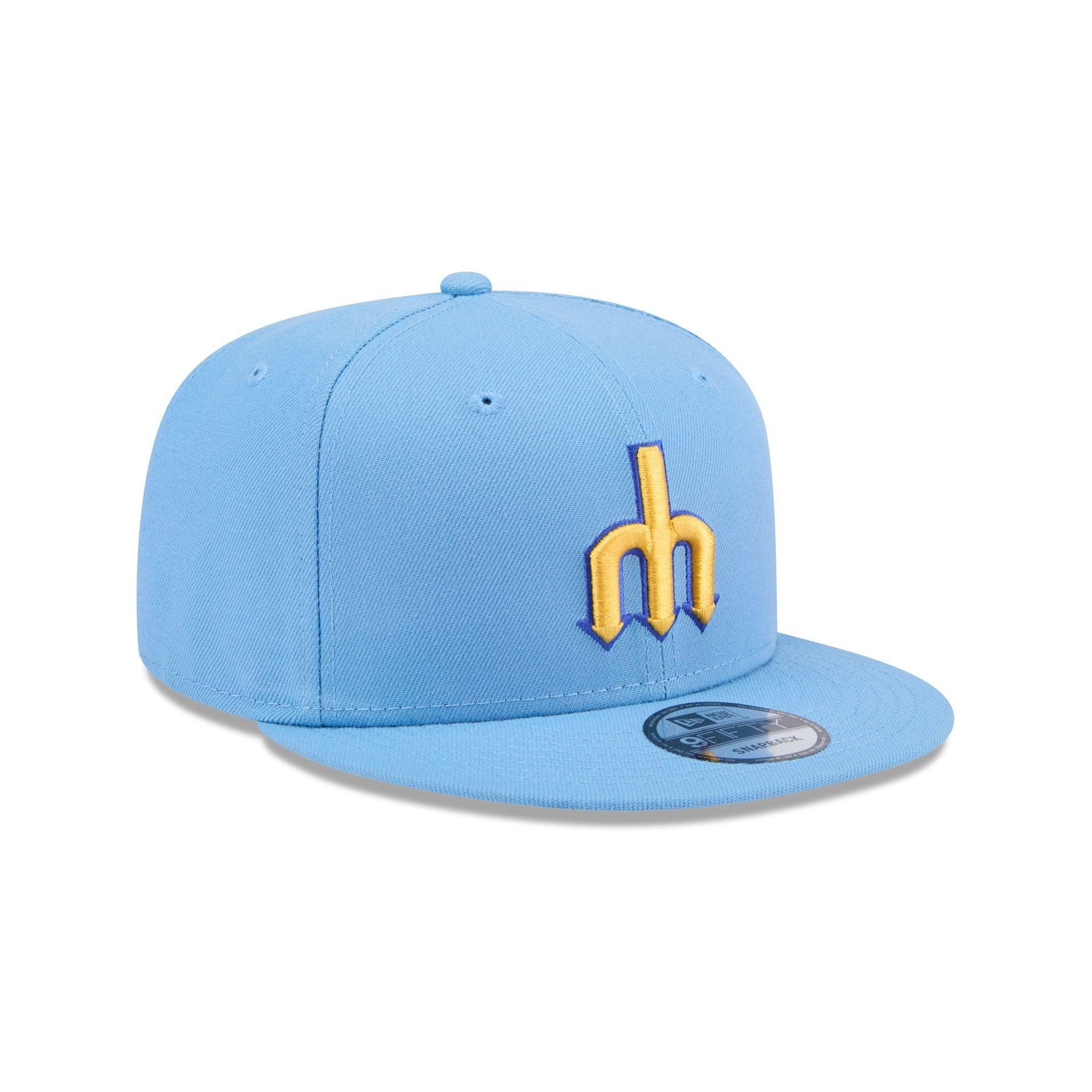 Seattle Mariners Sky Blue 9FIFTY Snapback Hat Male Product Image