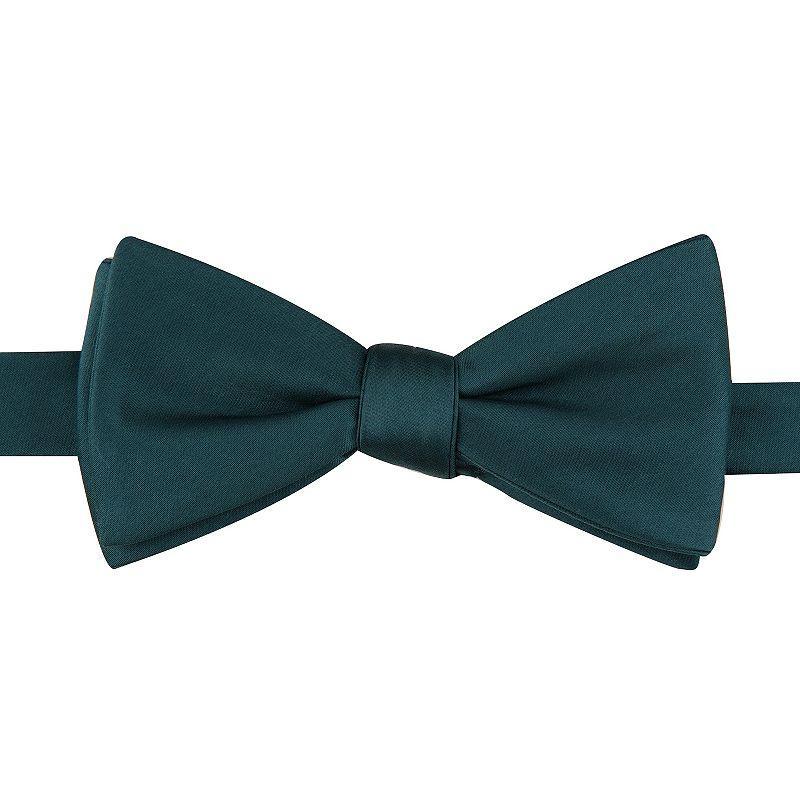 Mens Bespoke Pre-Tied Bow Tie, Med Green Product Image