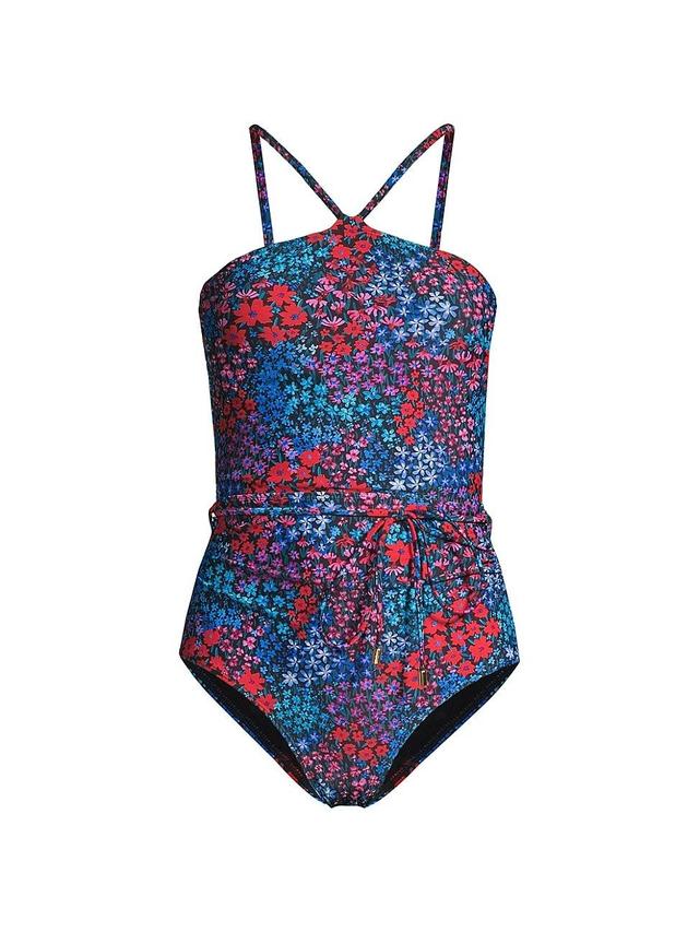 Womens Daphne Floral One-Piece Swimsuit Product Image