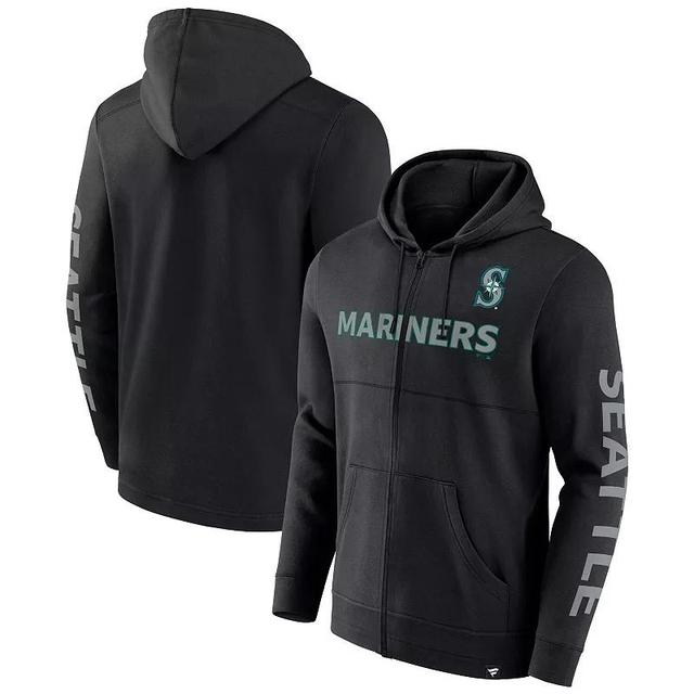 Mens Fanatics Branded Seattle Mariners Ace Hoodie Full-Zip Sweatshirt Product Image