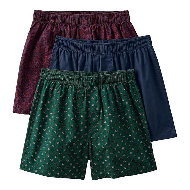 Mens Lands End 3-Pack Essential Boxers Product Image