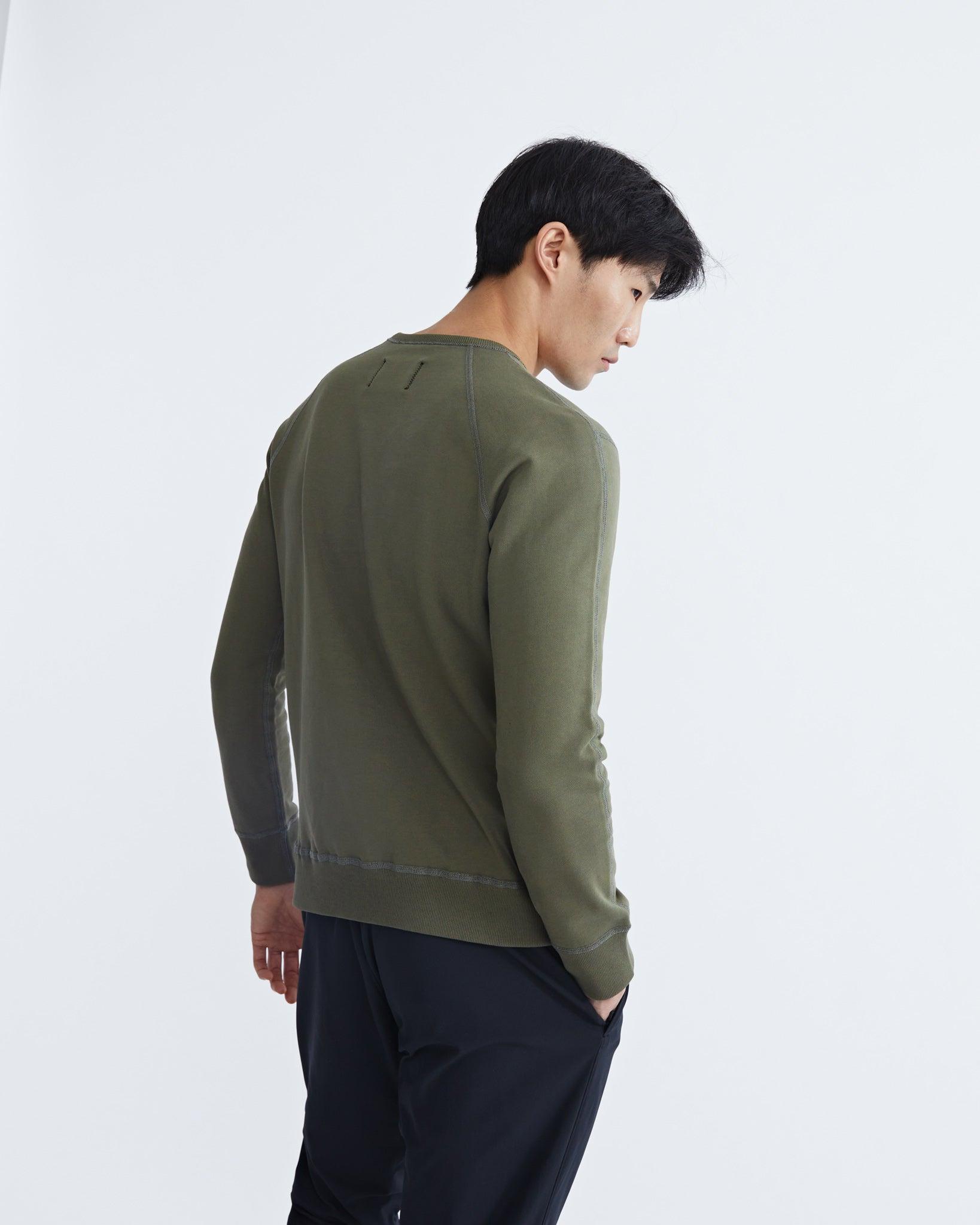 Midweight Terry Slim Crewneck Male Product Image