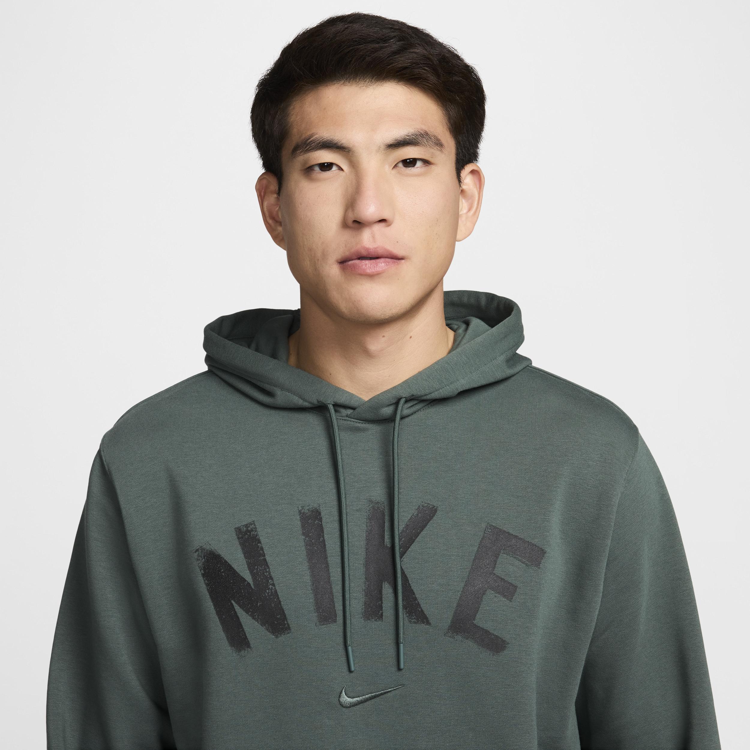 Nike Swoosh Men's Dri-FIT French Terry Pullover Fitness Hoodie Product Image