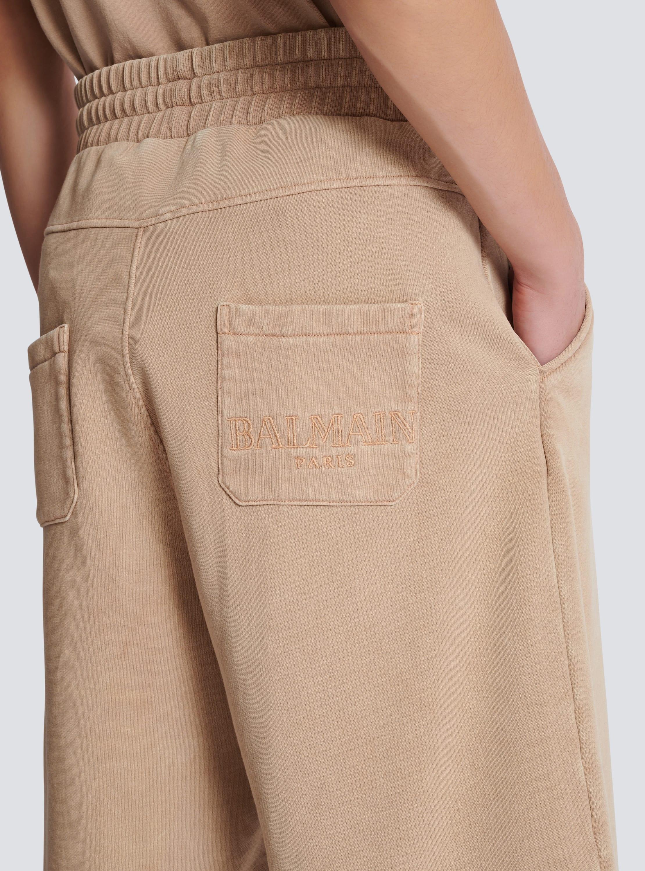 Bermuda shorts with vintage embroidery Product Image