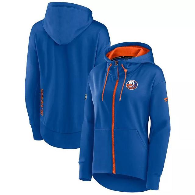 Womens Fanatics Branded Royal New York Islanders Authentic Pro Rink Full-Zip Hoodie Product Image