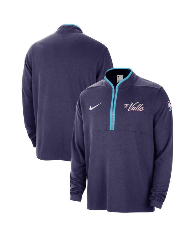 Mens Nike Purple Phoenix Suns 2023/24 City Edition Authentic Coaches Half-Zip Jacket Product Image