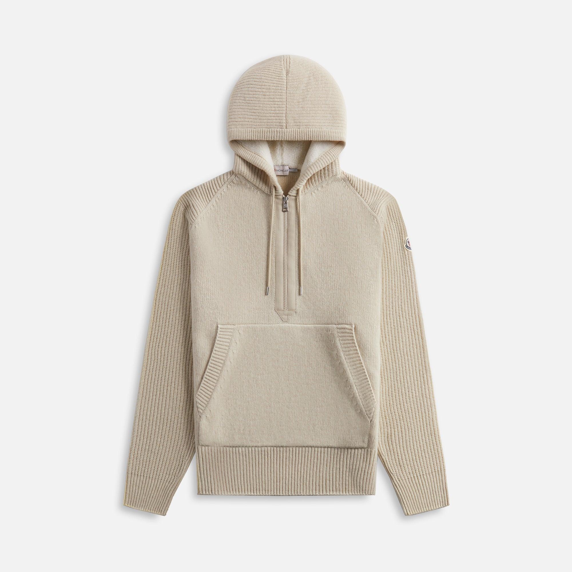 Moncler Wool Cashmere Hoodie - Stone Male product image