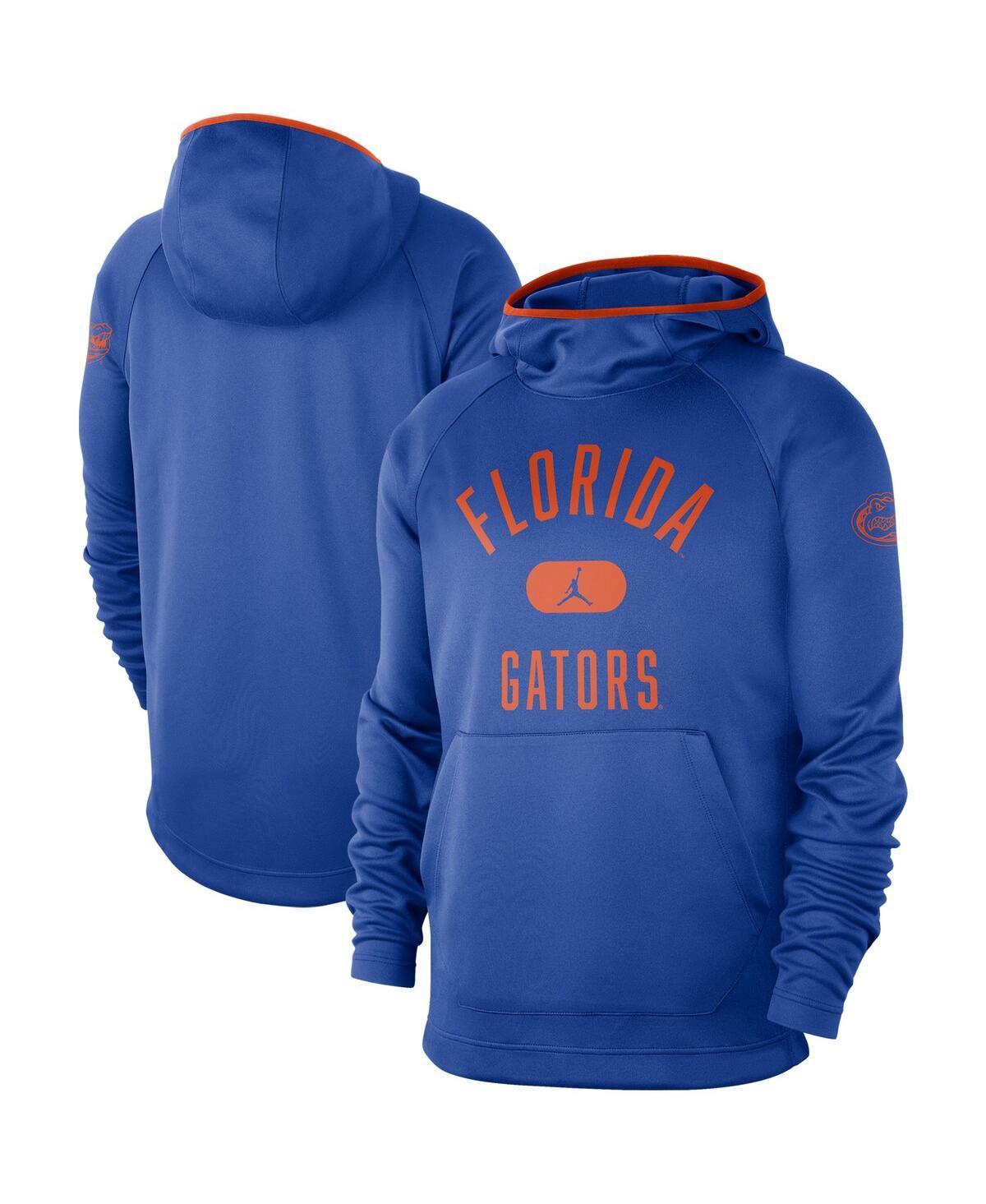 Mens Jordan Brand Royal Florida Gators Basketball Spotlight Performance Raglan Pullover Hoodie Product Image