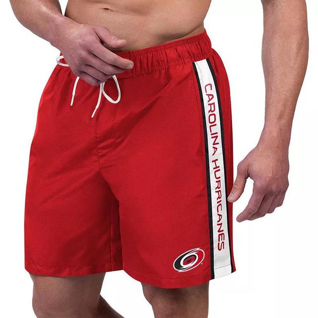 Mens G-III Sports by Carl Banks Carolina Hurricanes Streamline Volley Swim Trunks Product Image