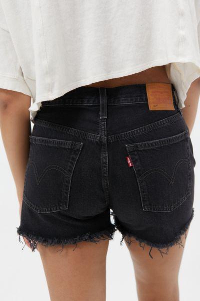 Levis 501 Original Cutoff Denim Short Womens at Urban Outfitters Product Image