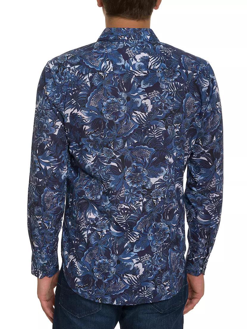 Rambling Long-Sleeve Button-Front Shirt Product Image