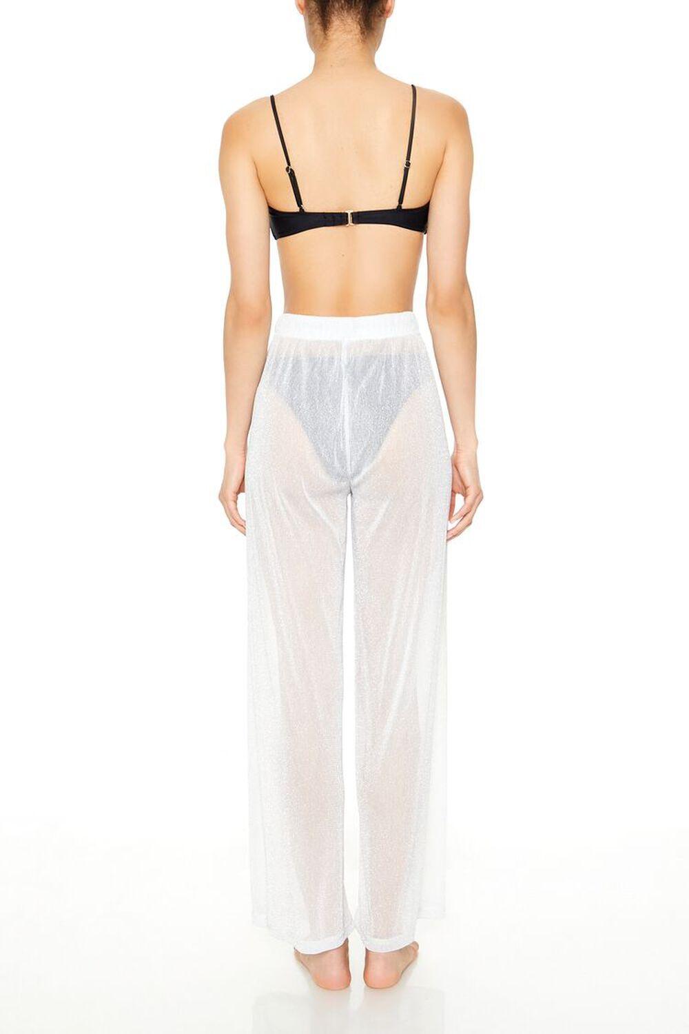 Shimmer Mesh Swim Cover-Up Pants | Forever 21 Product Image