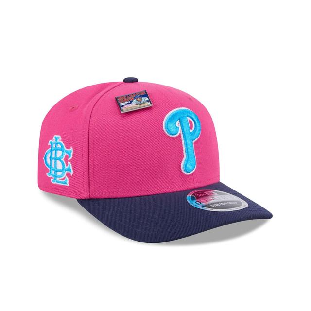 Big League Chew X Philadelphia Phillies Big Rally Blue Raspberry 9SEVENTY Stretch-Snap Hat Male Product Image