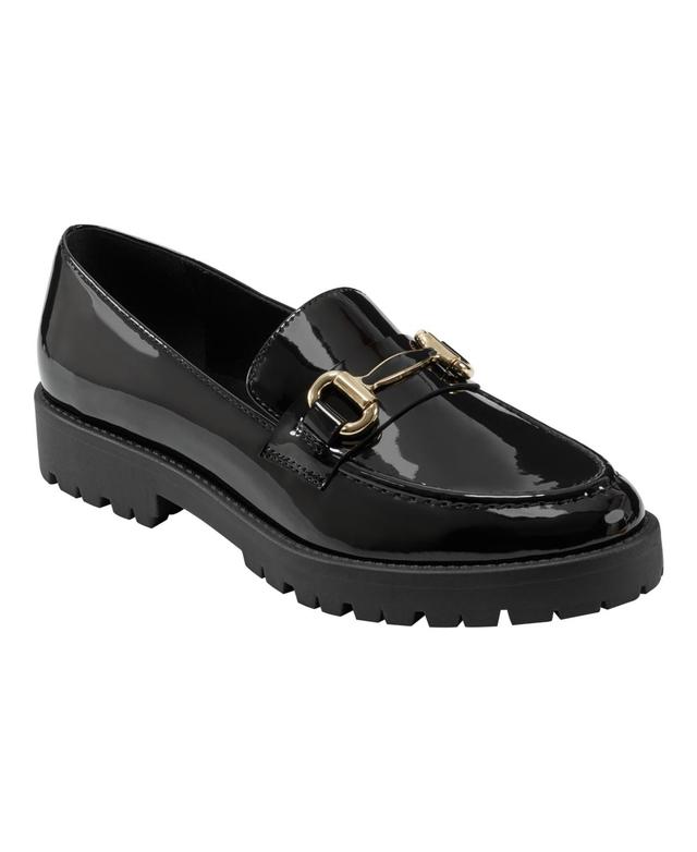 Bandolino Womens Franny Lug Sole Hardware Loafers Product Image