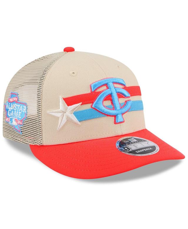 Mens New Era Cream Minnesota Twins 2024 MLB All-Star Game Meshback Low Profile 9FIFTY Snapback Hat Product Image