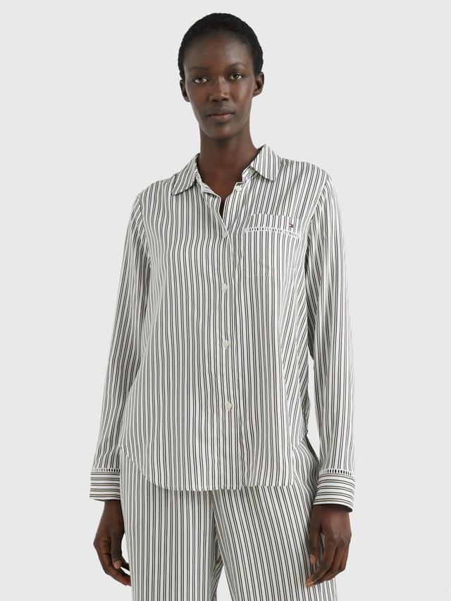 Tommy Hilfiger Women's Stripe Pajama Shirt Product Image