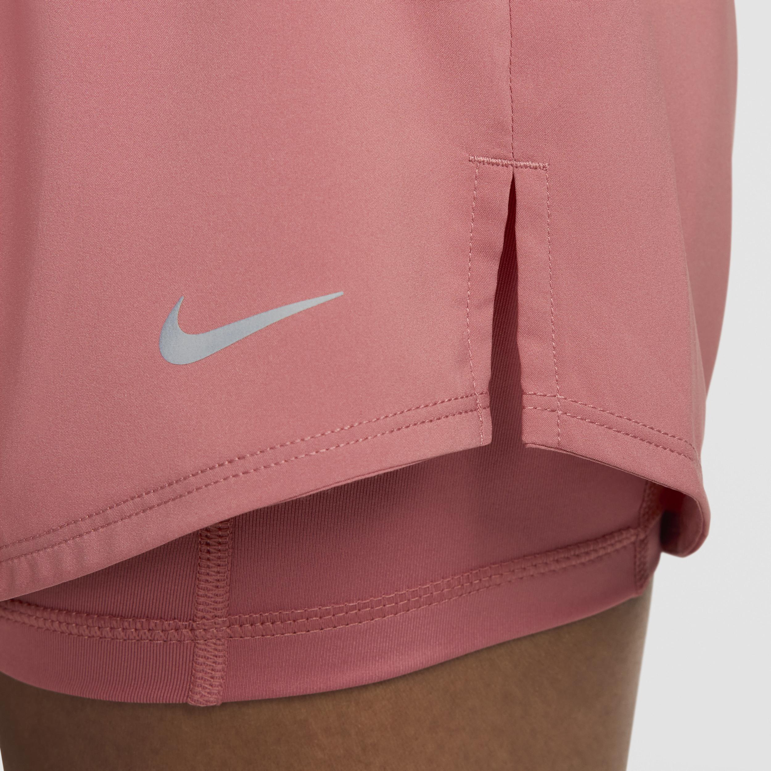 Nike Women's One Dri-FIT High-Waisted 3" 2-in-1 Shorts Product Image