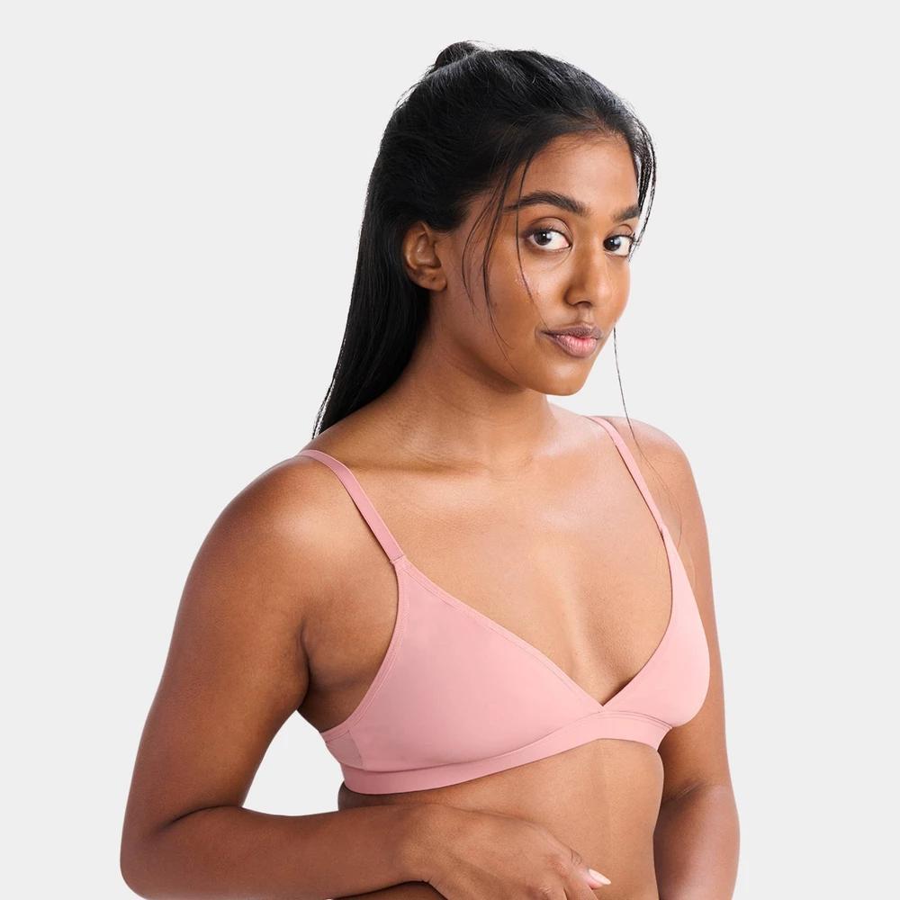 Parade Womens Re:Play Triangle Wireless Bralette - Hot Honey L Product Image