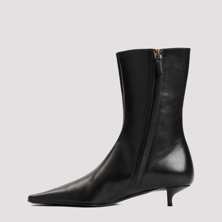 35mm Shrimpton Leather Boots In Black Product Image