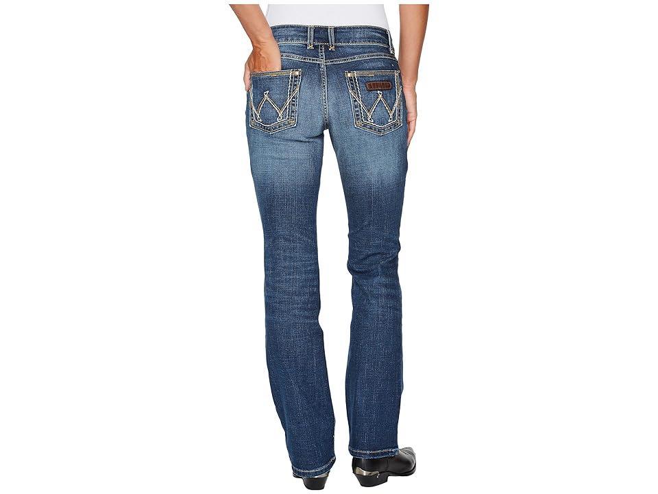 Wrangler Mid Rise W Stitch Back Pocket Bootcut Jeans Product Image