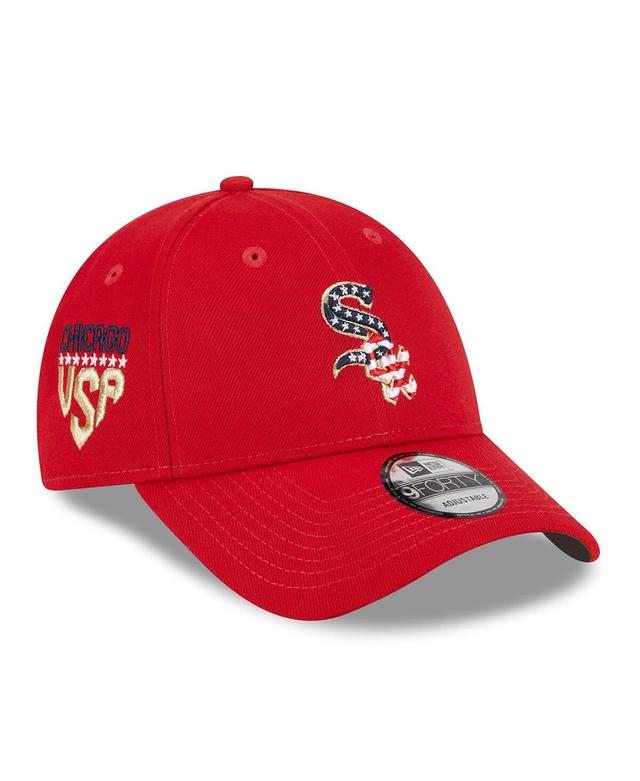 Mens New Era Red Chicago White Sox 2023 Fourth of July 9FORTY Adjustable Hat Product Image