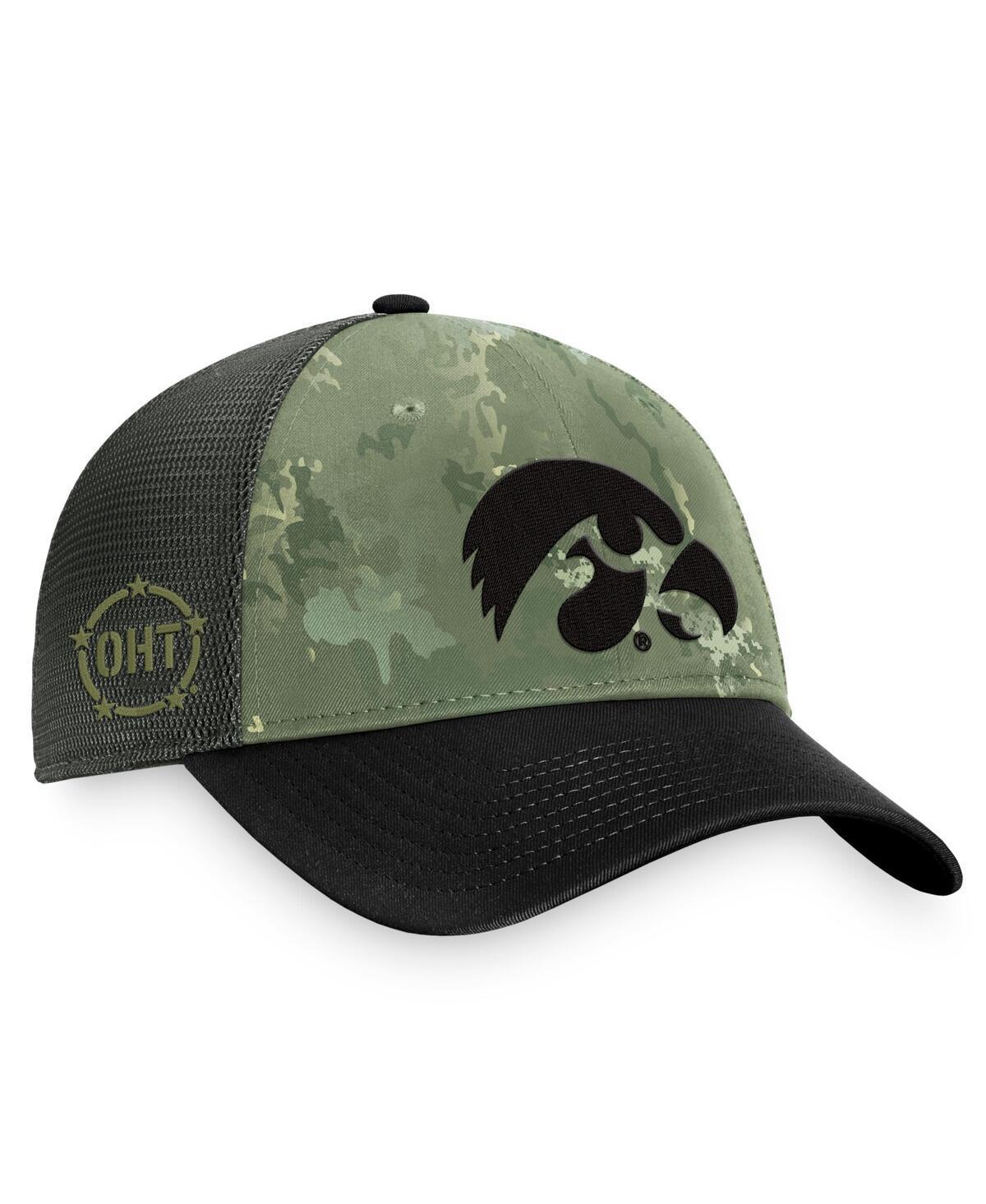 Mens Top of the World Hunter Green/Gray Arizona State Sun Devils OHT Military Appreciation Unit Trucker Adjustable Hat Product Image