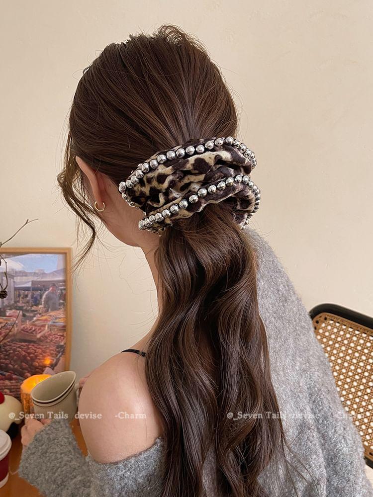 Leopard Hair Scrunchie Product Image