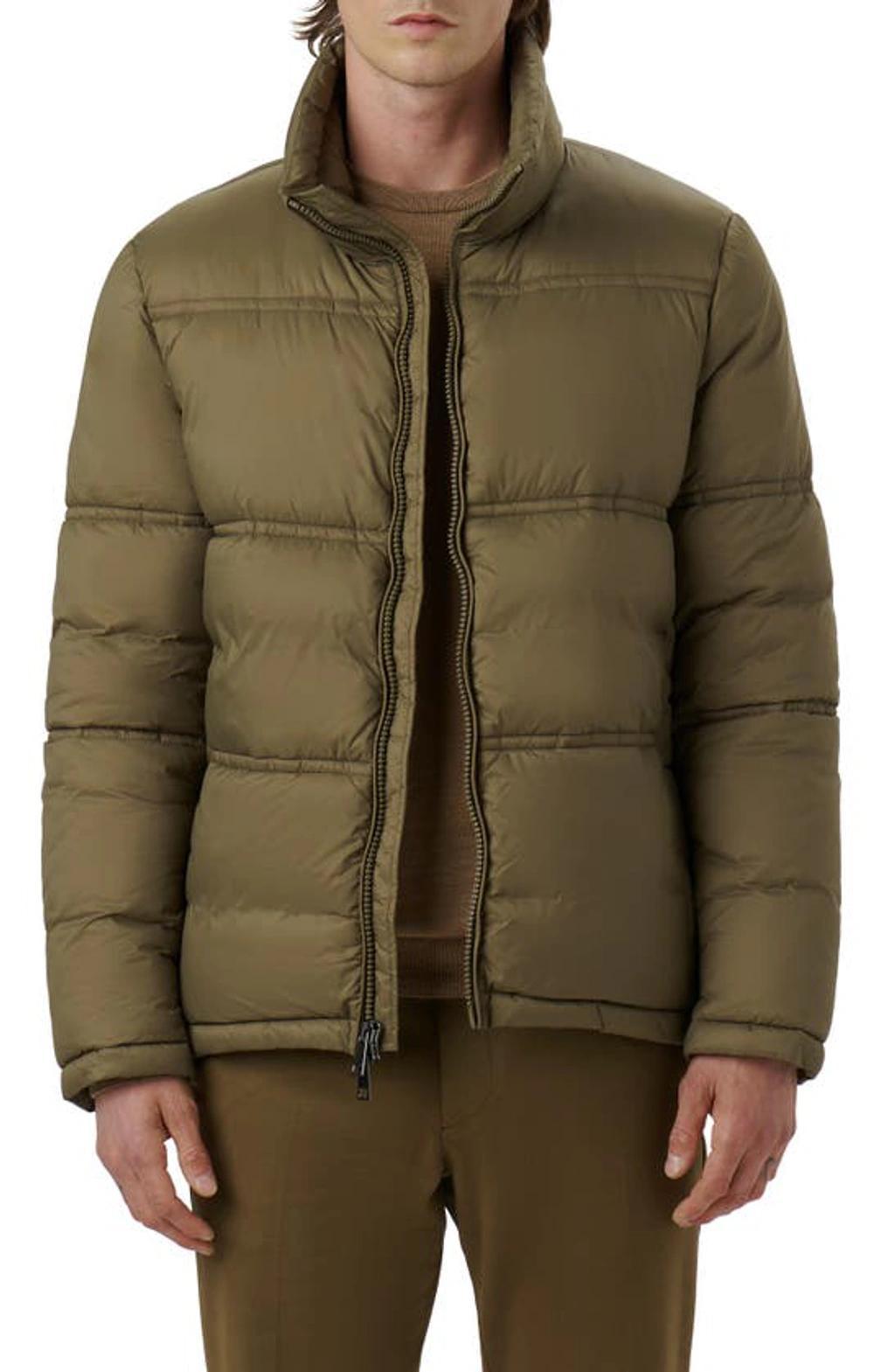 BUGATCHI Water Repellent Insulated Puffer Jacket In Khaki Product Image