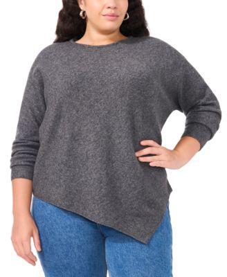 Plus Size Asymmetric-Hem Sweater product image