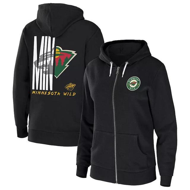 Womens WEAR by Erin Andrews Minnesota Wild Sponge Fleece Full-Zip Hoodie Product Image