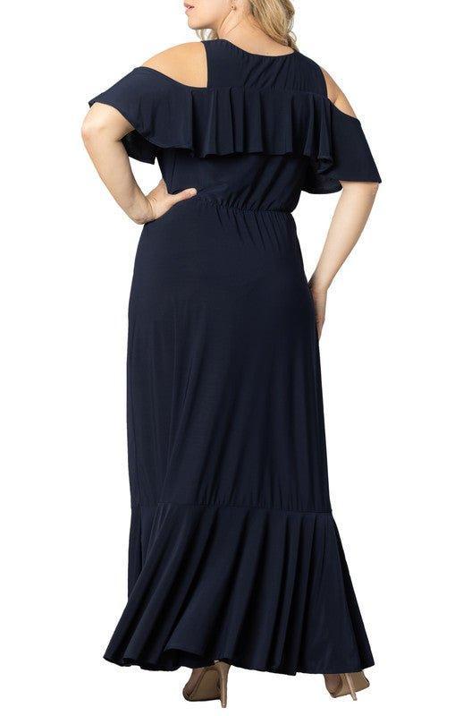 Piper Cold Shoulder Maxi Dress - Plus Product Image