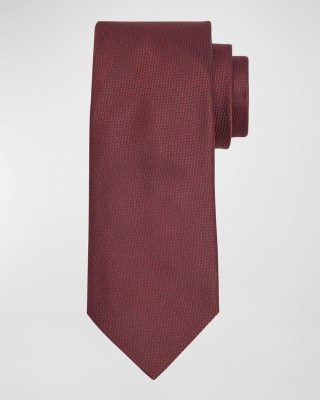 Men's Textured Silk Tie Product Image